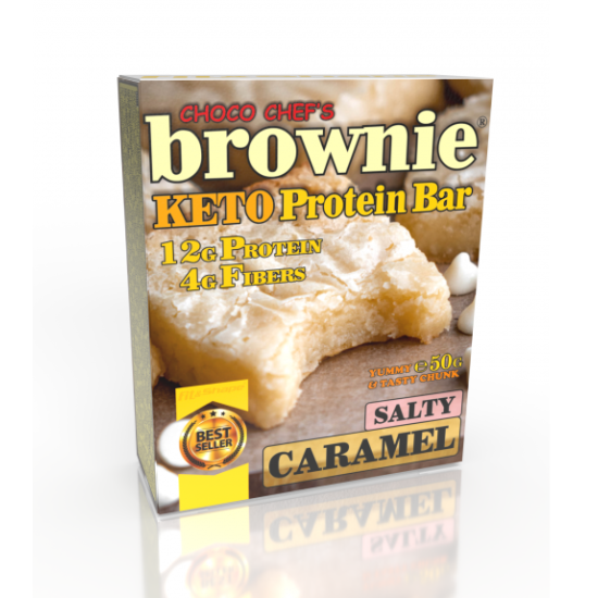 Brownie KETO Protein Bar (Salty Caramel) - 50g